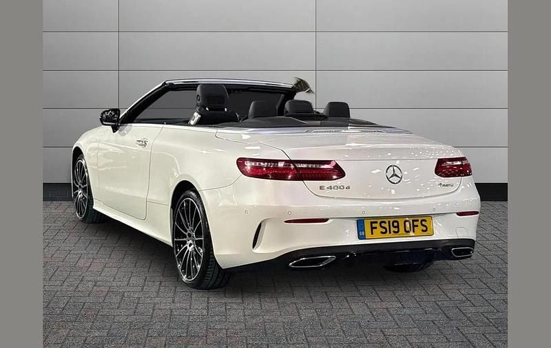 Used Mercedes E400 AMG Line Premium Plus 334 HP (245 kW) 2019 White Cabriolet