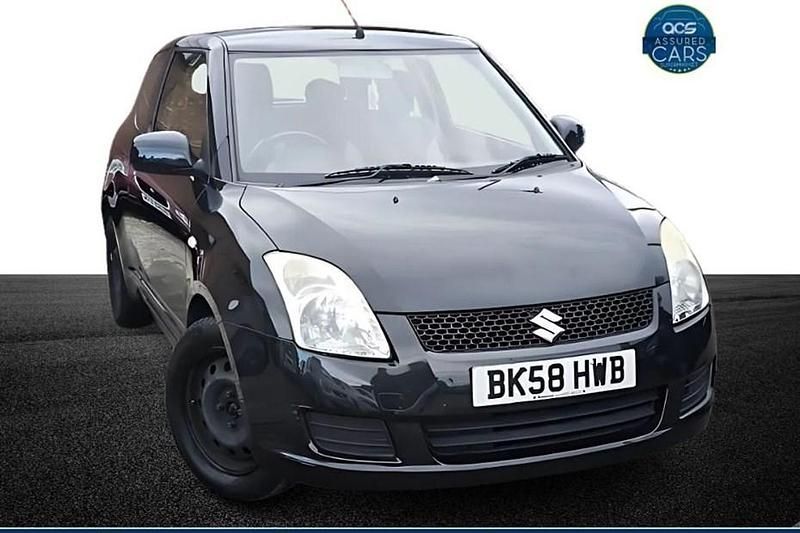 Black Used 2008 Suzuki Swift GL Hatchback | £985 (Good price) - Image 1/1