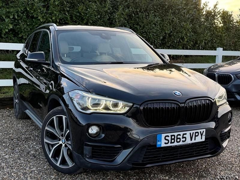Black Used 2015 BMW X1 xLine SUV | £9,750 (Expensive) - Image 1/4