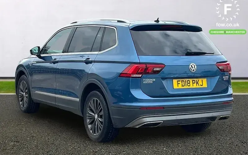 Used VW Tiguan Allspace SE 150 HP (110 kW) 2018 Blue SUV