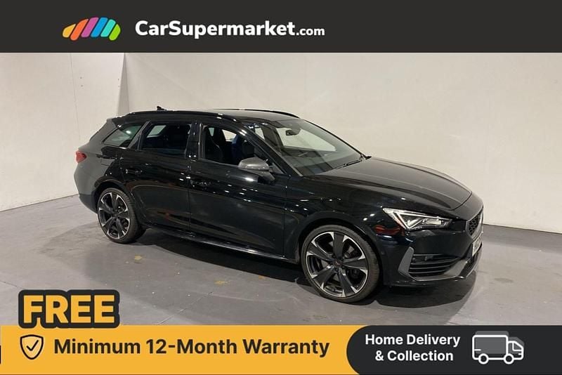 Black Used 2021 Seat Leon ST Estate | £17,197 (Fair price) - Image 1/4