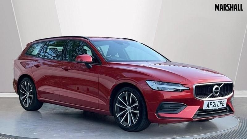 Metallic fusion red Used 2021 Volvo V60 Momentum Estate | £21,576 (Fair price) - Image 1/4