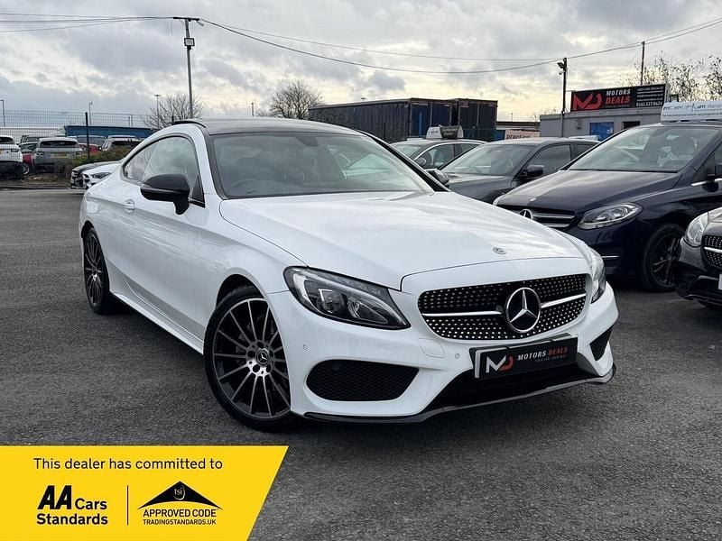 Used Mercedes C200 AMG Line Premium 2017 White Coupe