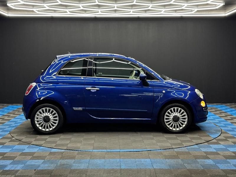 Used Fiat 500 Lounge 69 HP (50 kW) 2010 Blue Hatchback