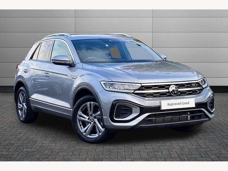 Silver Used 2025 VW T-Roc R-line SUV | £28,695 (Fair price) - Image 1/4