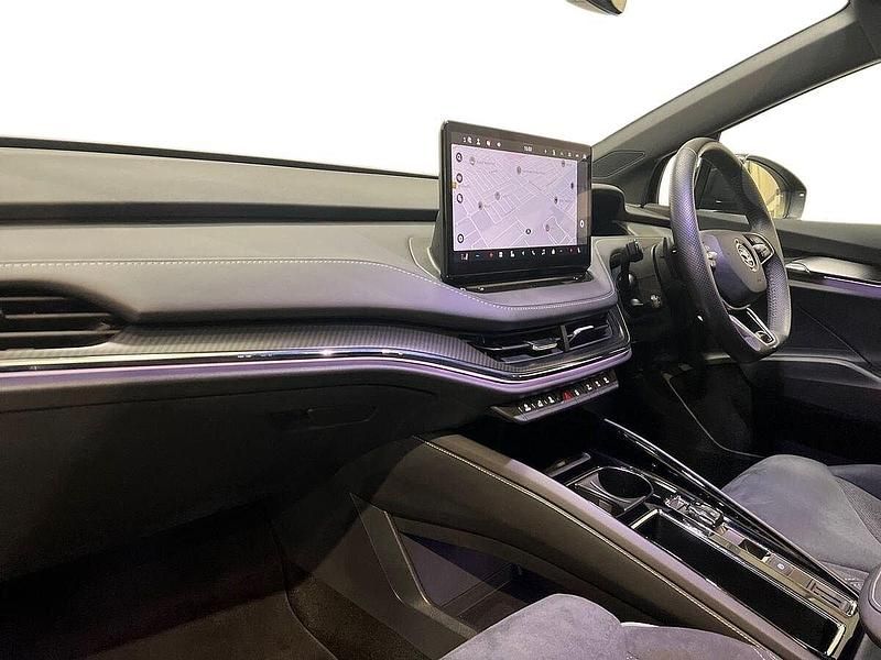 Used Skoda Enyaq iV SportlinePlus 154 kW (210 HP) 2025 Black magic pearl effect SUV