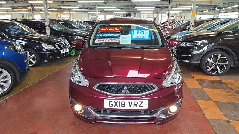 Used Mitsubishi Mirage 2018 Purple Hatchback