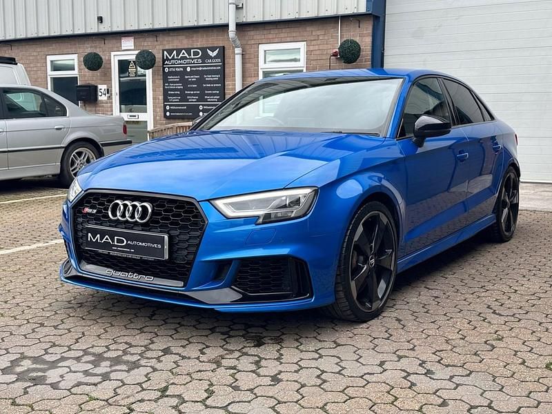 Used Audi RS3 Comfort 400 HP (294 kW) 2017 Blue Sedan