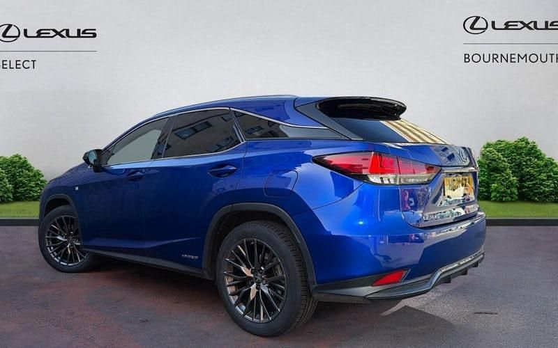 Used Lexus RX450h Sport Line 313 HP (230 kW) 2021 Blue SUV