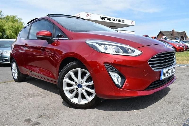Red Used 2017 Ford Fiesta Titanium X Hatchback | £11,695 (Fair price) - Image 1/4