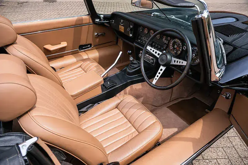 Used Jaguar E-Type S 1974 Black Cabriolet