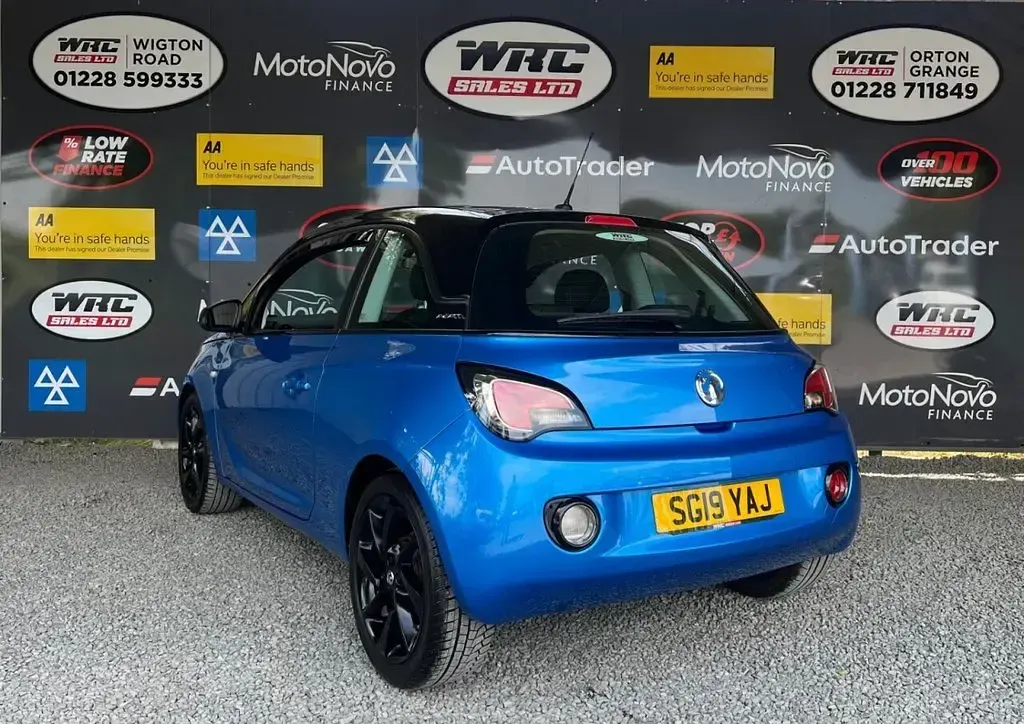 Used Vauxhall Adam 70 HP (51 kW) 2019 Blue Hatchback