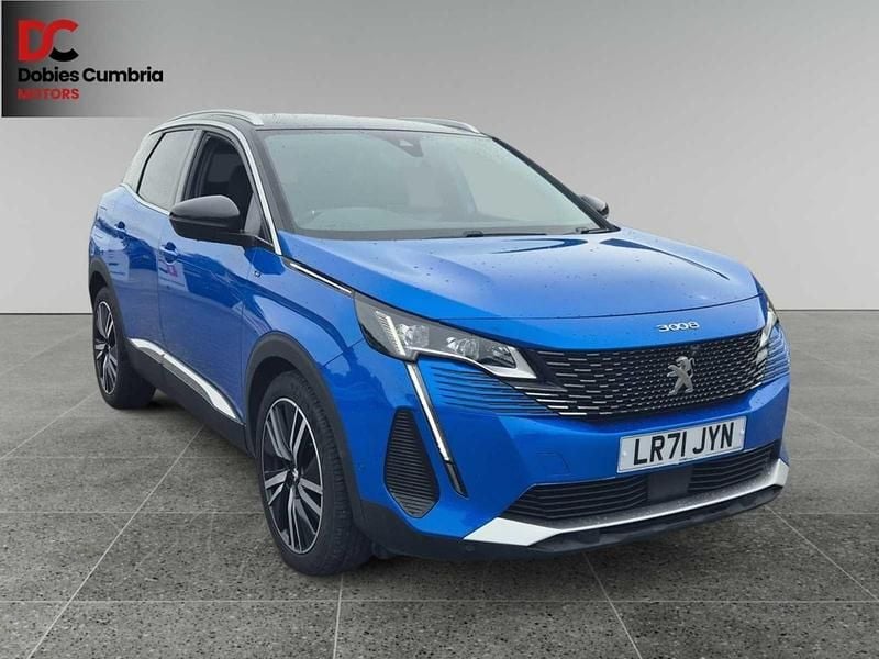 Blue Used 2021 Peugeot 3008 GT Hatchback | £17,950 (Fair price) - Image 1/4
