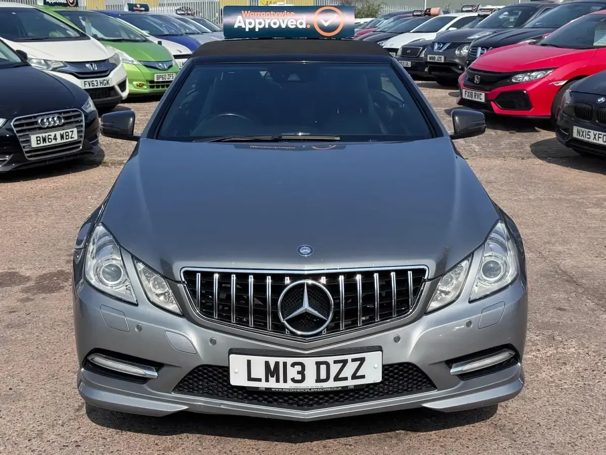 Used Mercedes E220 170 HP (125 kW) 2013 Silver Cabriolet