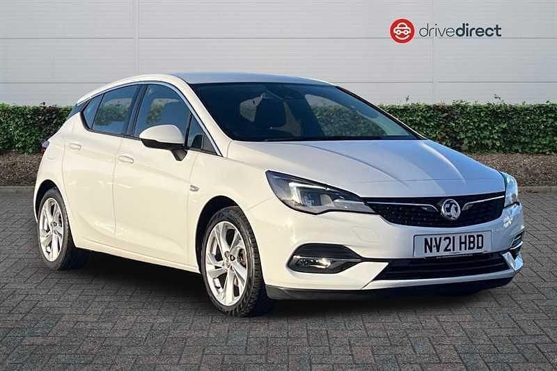 White Used 2021 Vauxhall Astra SRi Hatchback | £10,241 (Good price) - Image 1/4