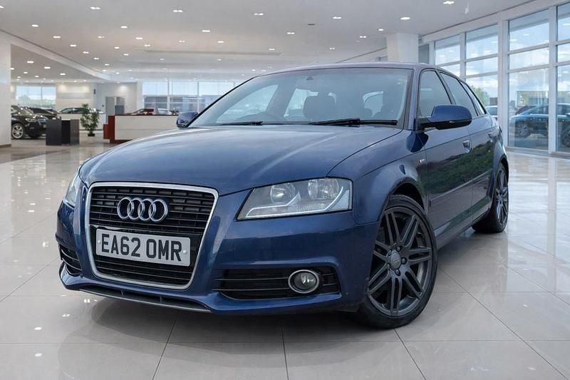 Used Audi A3 S-Line 2012 Blue Hatchback