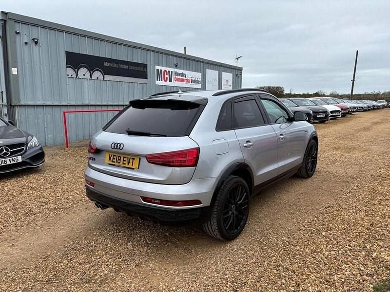 Used Audi Q3 Black Edition 150 HP (110 kW) 2018 Silver SUV