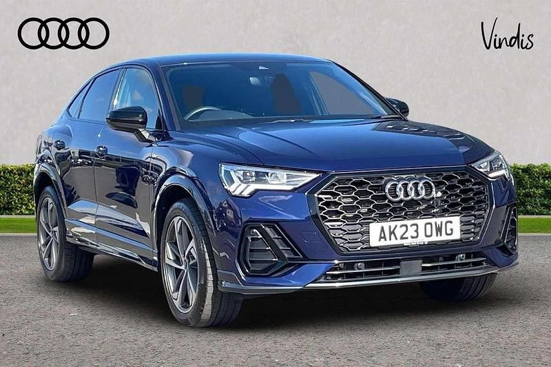 Blue Used 2023 Audi Q3 Black Edition SUV | £35,485 (Expensive) - Image 1/4
