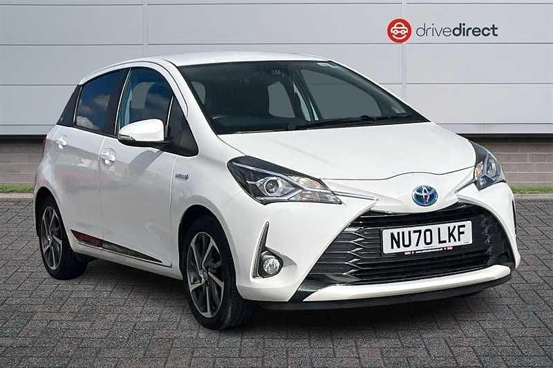 Used Toyota Yaris Hybrid 2020 White Hatchback