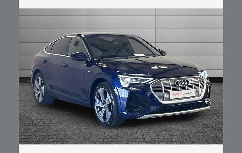 Blue Used 2021 Audi e-tron Sportback S-Line SUV | £25,690 (Fair price) - Image 1/4