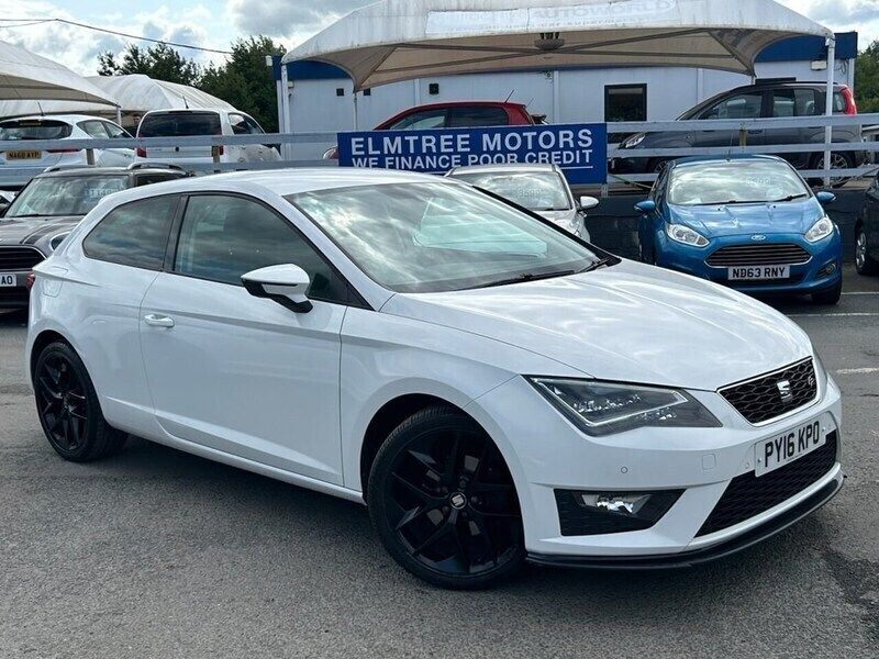 White Used 2016 Seat Leon FR Coupe | £8,199 (Fair price) - Image 1/4
