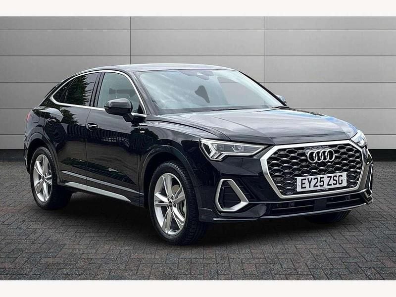 Black Used 2025 Audi Q3 S-Line SUV | £32,795 (Fair price) - Image 1/4