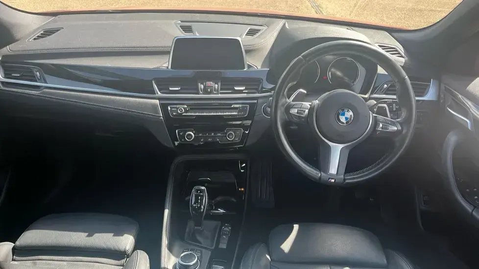 Used BMW X2 M Sport 192 HP (141 kW) 2018 Sunset orange SUV
