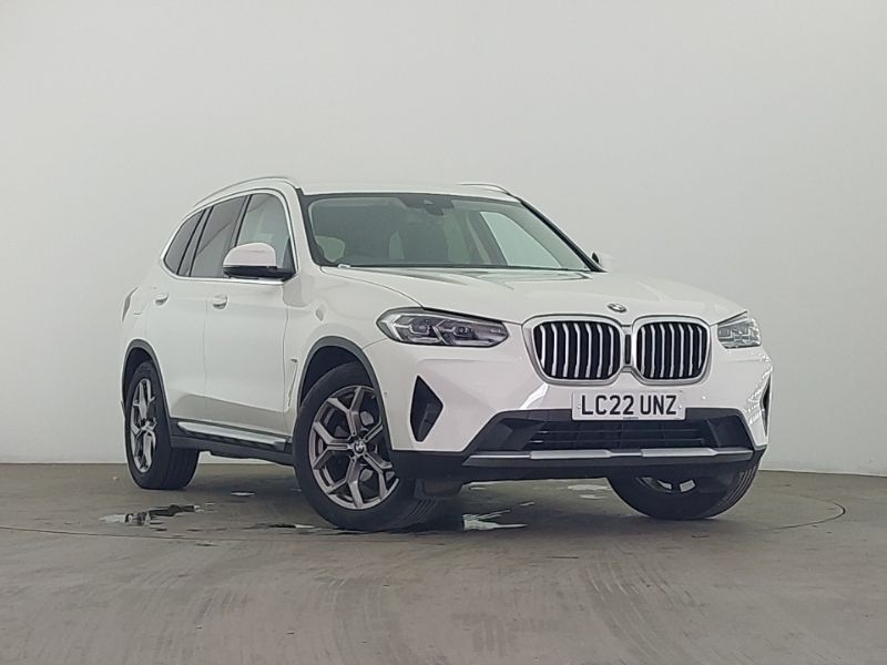 White Used 2022 BMW X3 xLine SUV | £31,498 (Fair price) - Image 1/4