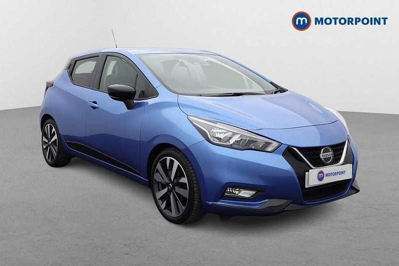 Blue Used 2019 Nissan Micra Tekna Hatchback | £12,799 (Fair price) - Image 1/4