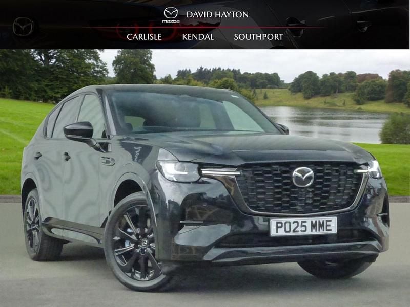Black Used 2025 Mazda CX-60 Homura-Line SUV | £41,995 (Fair price) - Image 1/3