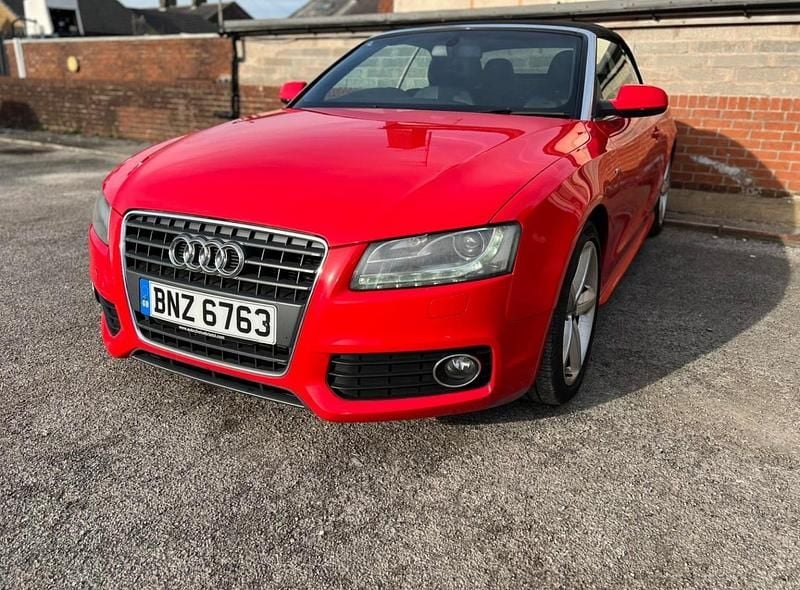 Used Audi A5 Cabriolet S-Line 2012 Red Cabriolet
