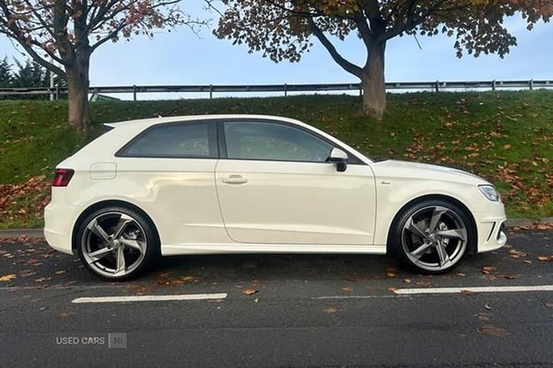 White Used 2015 Audi A3 S-Line Hatchback | £8,895 (Expensive) - Image 1/1