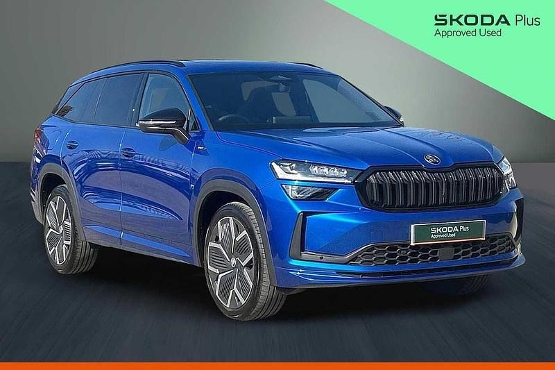 New Skoda Kodiaq SportLine 110 HP (80 kW) 2025 Race blue metallic SUV