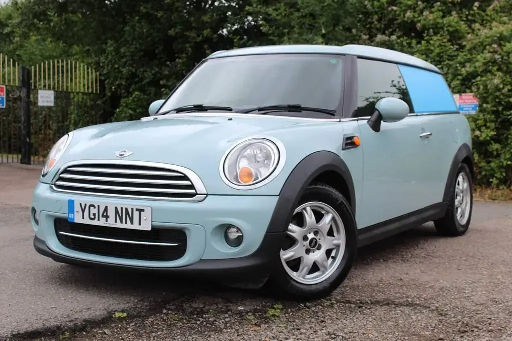 Used Mini Cooper D 112 HP (82 kW) 2014 Blue Hatchback