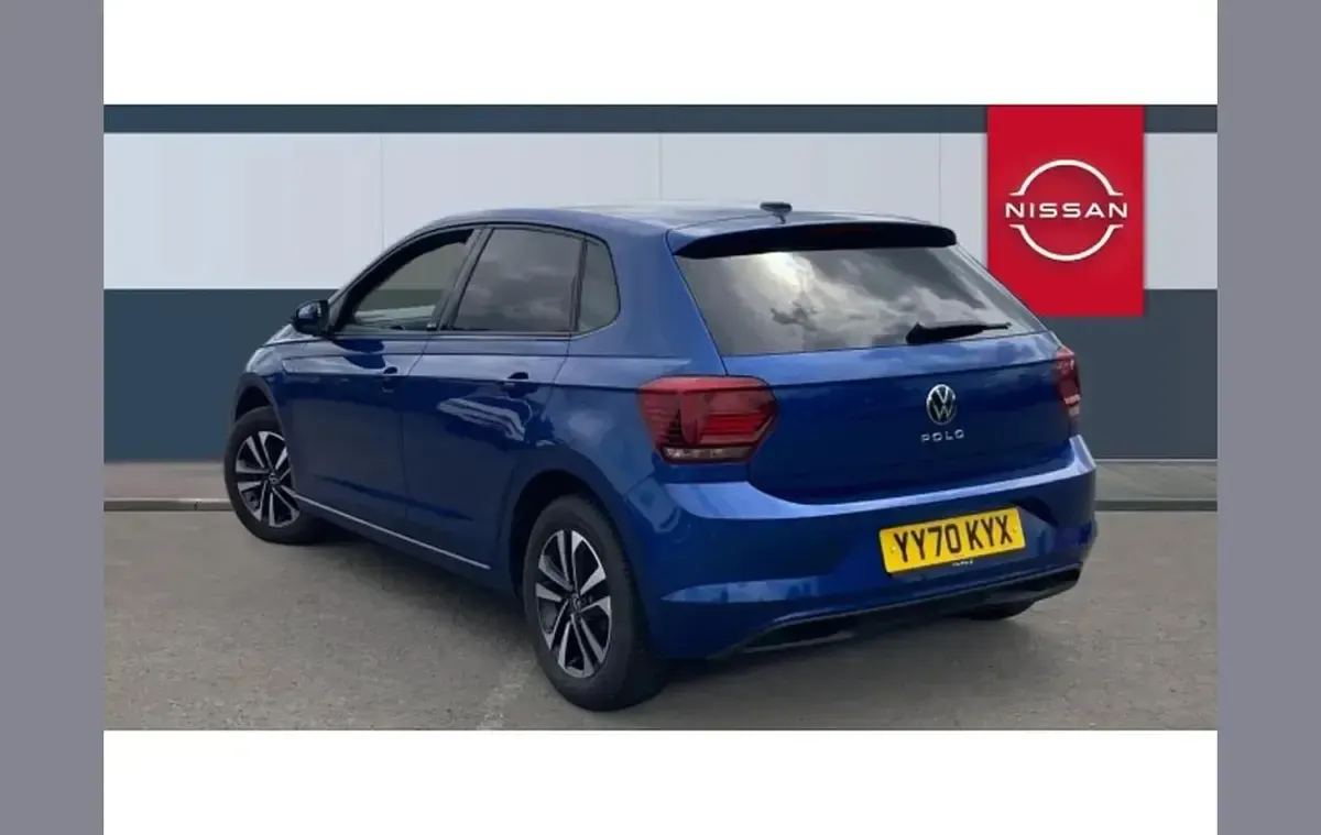 Used VW Polo United 94 HP (69 kW) 2020 Blue Hatchback