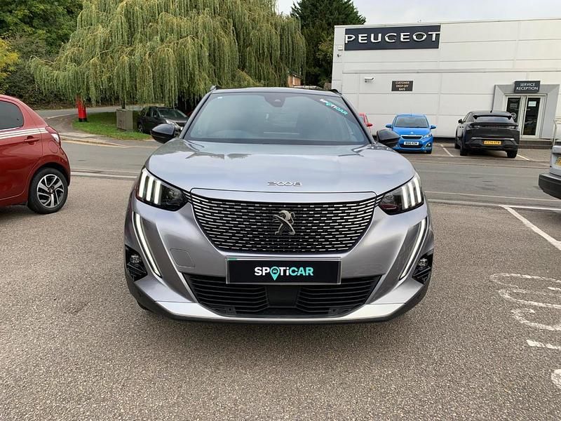 Grey Used 2022 Peugeot e-2008 GT SUV | £14,195 (Fair price) - Image 1/4