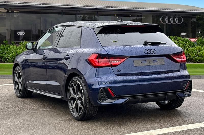 New Audi A1 Sportback Black Edition 2026 Blue Hatchback