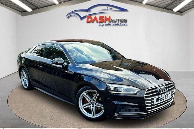 Black Used 2018 Audi A5 S-Line Coupe | £16,490 (Fair price) - Image 1/1