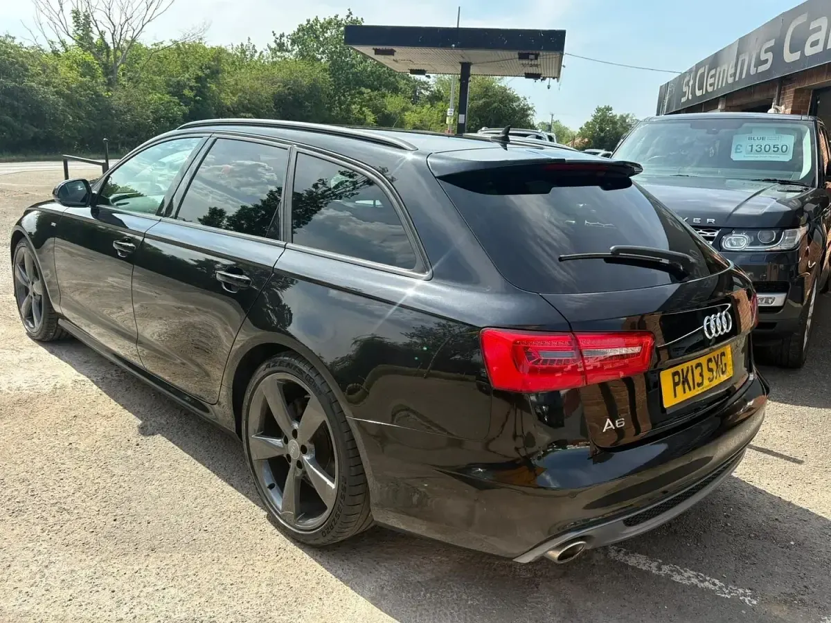 Used Audi A6 Black Edition 204 HP (150 kW) 2013 Black Estate