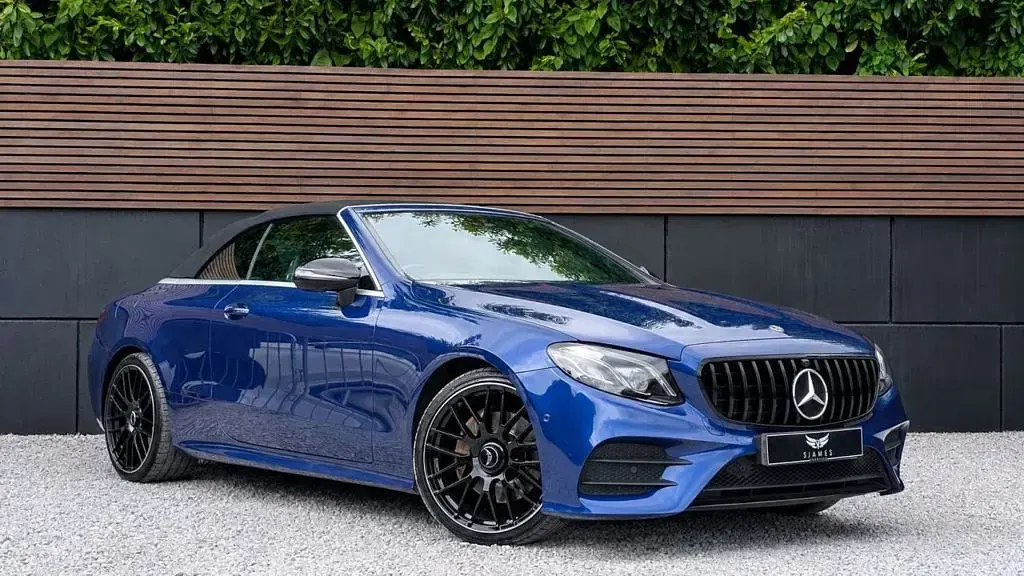 Used Mercedes E220 AMG Line Premium Plus 2020 Blue Cabriolet