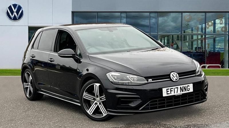 Used VW Golf VII R 310 HP (228 kW) 2017 Black Hatchback
