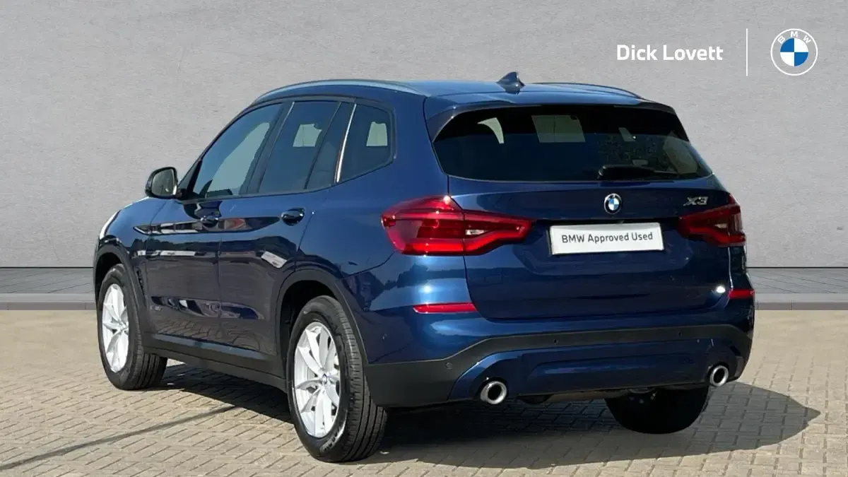 Used BMW X3 Sport Line 190 HP (139 kW) 2018 Phytonic blue metallic paint SUV