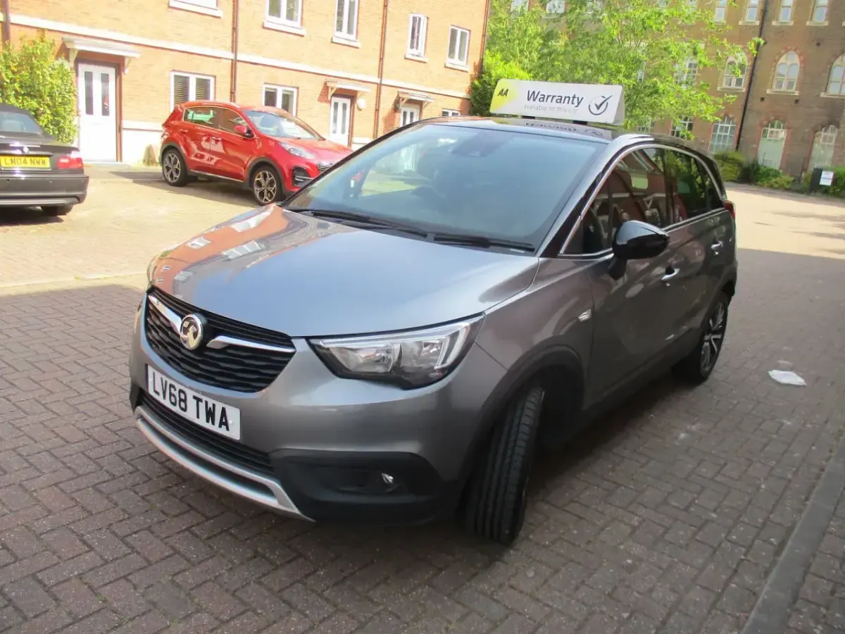 Used Vauxhall Crossland X Elite 110 HP (80 kW) 2018 Grey SUV