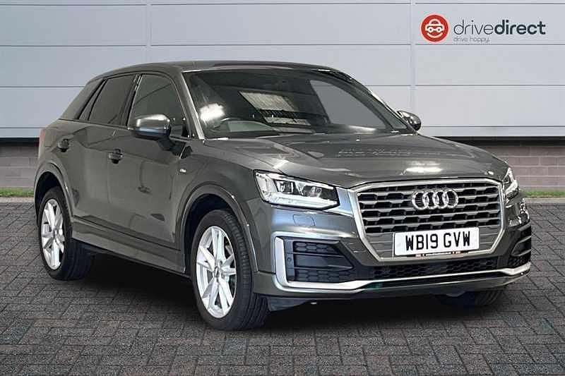 Grey Used 2019 Audi Q2 S-Line SUV | £13,850 (Fair price) - Image 1/4