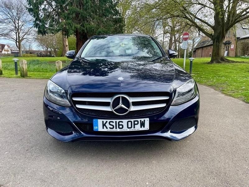 Used Mercedes C200 SE 184 HP (135 kW) 2016 Blue Sedan