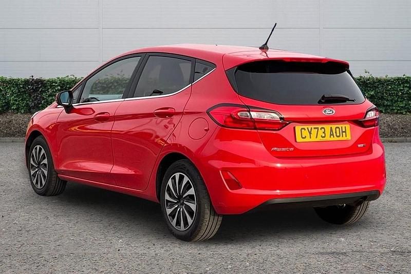 Used Ford Fiesta Titanium 2023 Red Hatchback