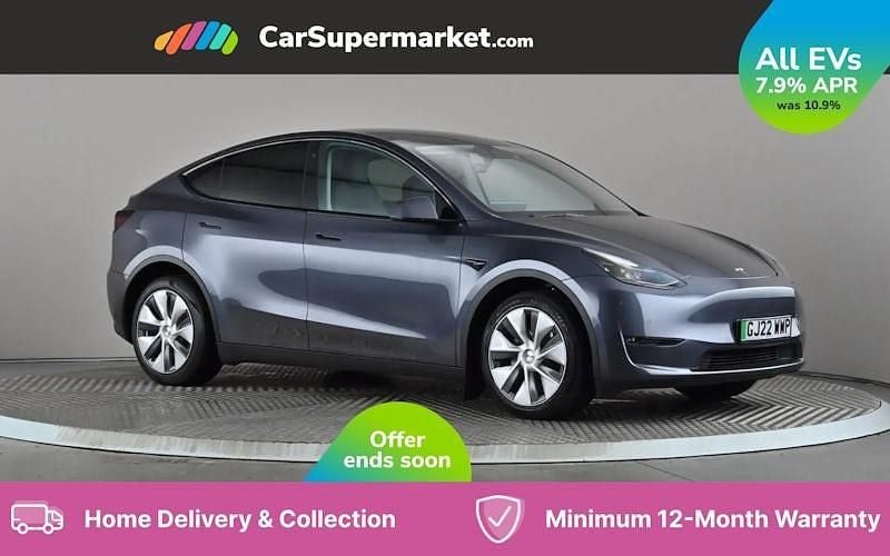 Grey Used 2022 Tesla Model Y Long Range SUV | £26,197 (Good price) - Image 1/3