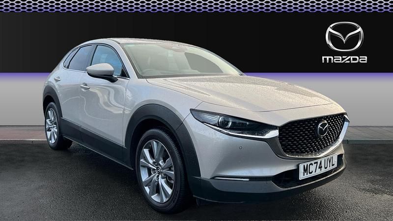 Silver Used 2024 Mazda CX-30 Takumi-Line SUV | £23,065 (Super price) - Image 1/3