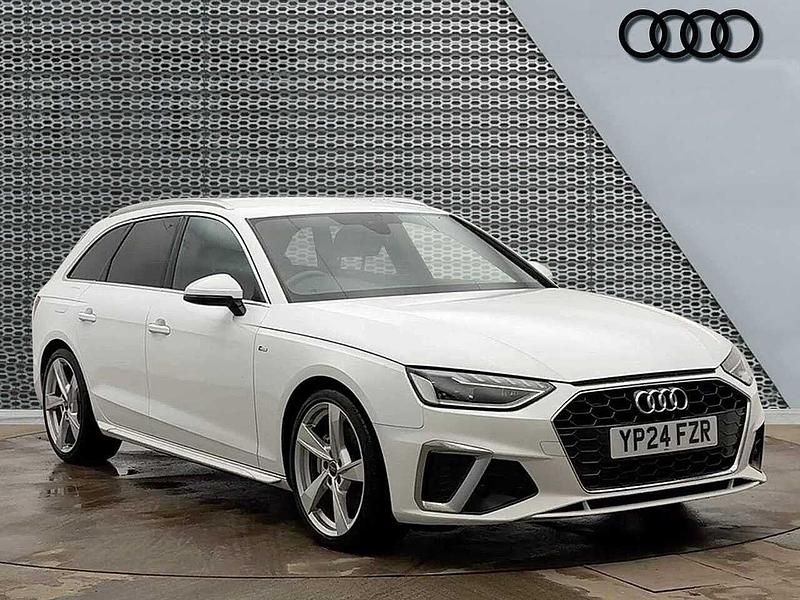 Used Audi A4 S-Line 204 HP (150 kW) 2024 White Estate
