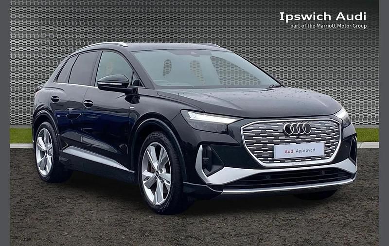 Used Audi Q4 e-tron S-Line 150 kW (204 HP) 2021 Black SUV